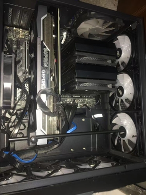 GDDR6X 850W MSI GeForce RTX 3070のチタニウムSUPRIM Xの8Gグラフィックス・カード1860MHz