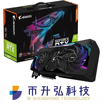 24g ETHのギガバイトAorus GeForce RTX 3090 10496 CUDA 1785MHz DirectX 12