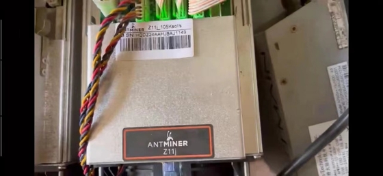 105ksol/S Bitmain Antminer Z11j 1418W ZEC抗夫228×134×279mm