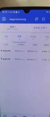 1510W秒針のAntminer Z15j 320 Ksol/S ZEC鉱山6.6Kg