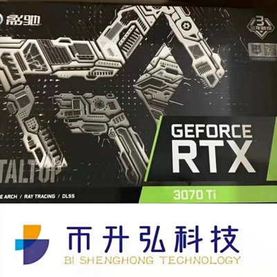 Ethereumの仮想計算機のGeForce RTX 3070Ti OC 8GBの黒6144 CUDA