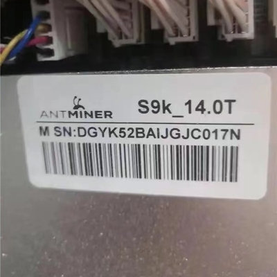 1148W Asic Bitmain Antminer S9K 14T中古のデジタルの通貨の採掘機