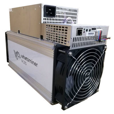 中古のMicrobt Whatsminer M21S 58T BTCの採掘機60W/Tのイーサネット ネットワーキング